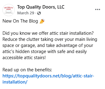 attic stair installation blog caption